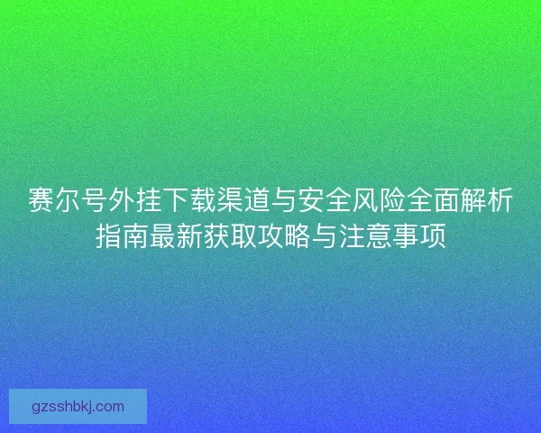 赛尔号外挂下载渠道与安全风险全面解析指南最新获取攻略与注意事项